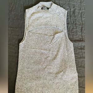 Bershka ribbed knit top extra small size